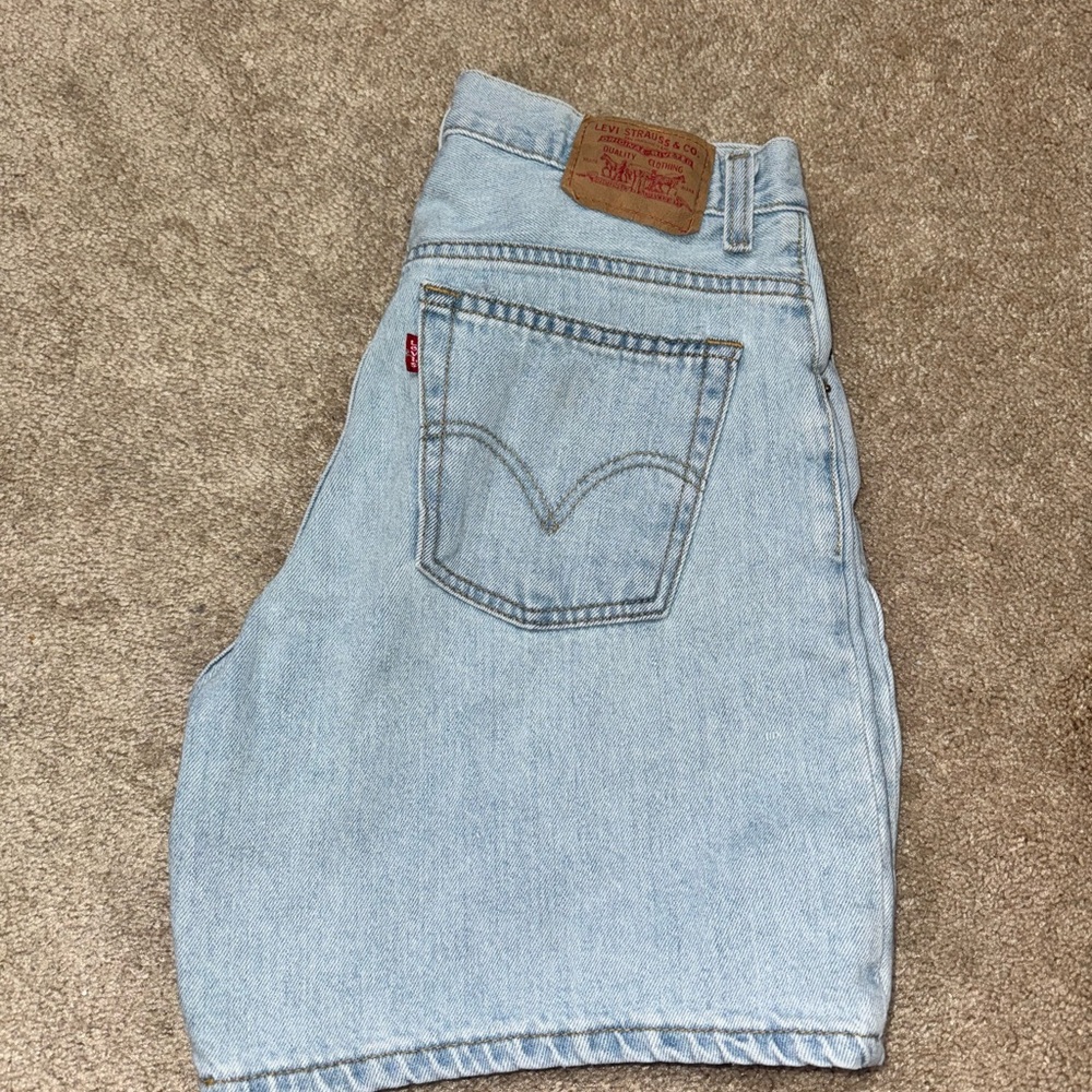 Levi's Light Blue Denim Shorts